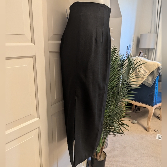 European Black Pencil Skirt - Picture 8 of 10